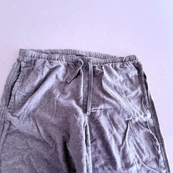 Men's Gap Gray XL Pajama Pants Drawstring 100% Cotton with Pockets-Lightly worn - Picture 3 of 6